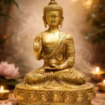 Mini Bodhi Brass Buddha