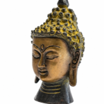 Mini Prajna Brass Buddha Head