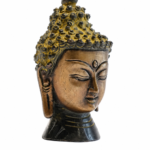 Mini Prajna Brass Buddha Head