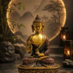 Classic Shanti Brass Buddha
