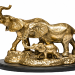 Classic Bandhan Metal Elephant Family
