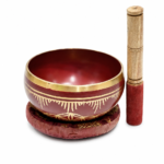 Classic Dhwani Brass Bowl Red