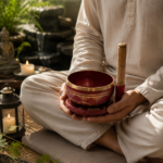 Classic Dhwani Brass Bowl Red