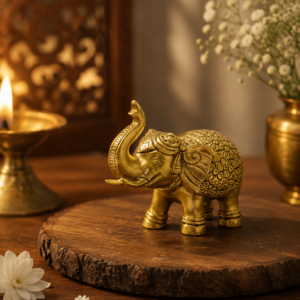 Classic Gajraj Brass Elephant II