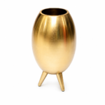 Classic Guldasta Metal Vase 10in