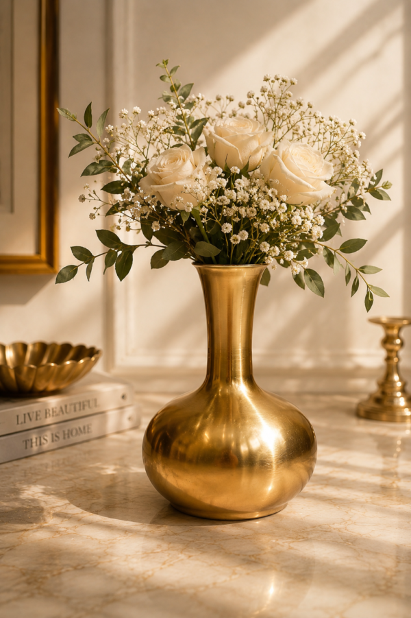 Classic Guldasta Metal Vase