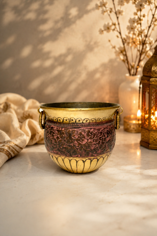 Classic Lalima Brass Planter II