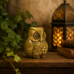 Classic Medha Brass Owl