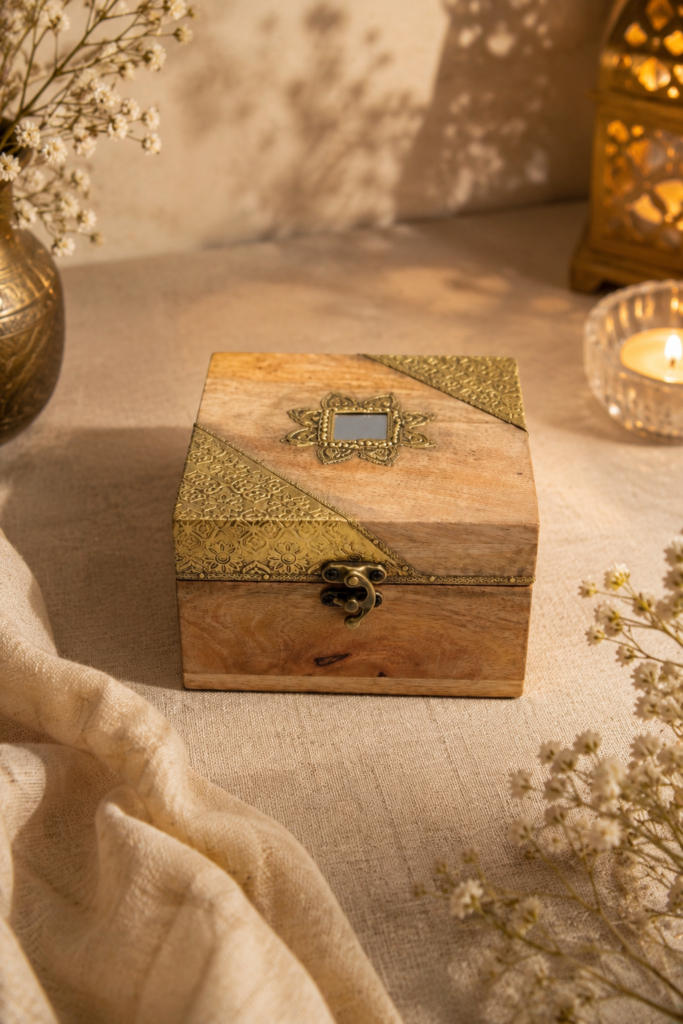 Classic Pavitra Wooden Box