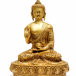 Classic Shanti Brass Buddha