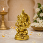 Classic Vighnaharta Brass Ganesh II