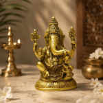 Classic Vinayaka Brass Ganesh