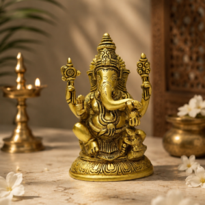 Classic Vinayaka Brass Ganesh