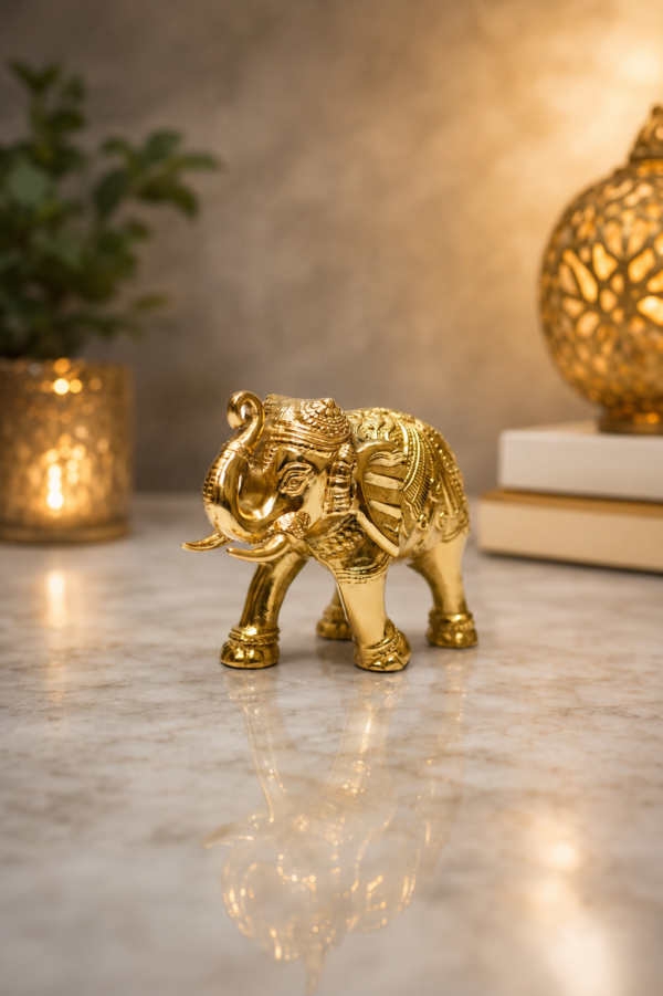 Grand Dhairya Metal Elephant