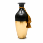 Grand Guldasta Metal Vase 13in