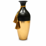 Grand Guldasta Metal Vase 13in