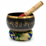 Mini Dhwani Brass Bowl Black
