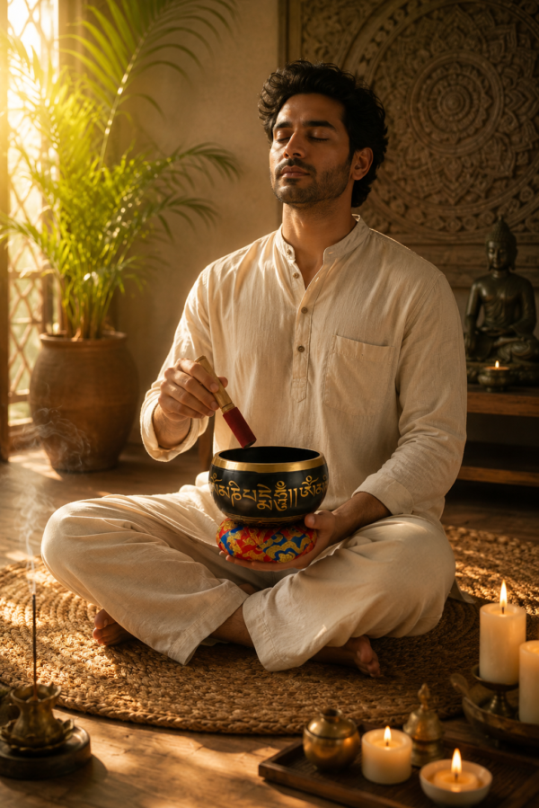 Mini Dhwani Brass Singing Bowl