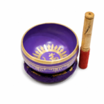 Mini Dhyan Brass Bowl Purple