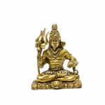 Mini Dhyan Brass Shiv Ji