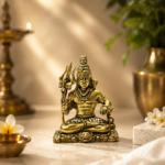 Mini Dhyan Brass Shiv Ji