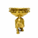 Mini Gajraj Brass Bowl