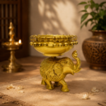 Mini Gajraj Brass Bowl