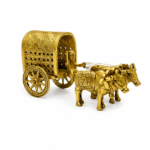 Mini Heritage Brass Ox Cart